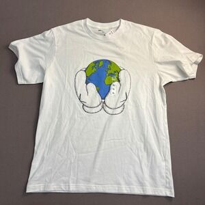 Uniqlo UT KAWS Peace For All Graphic T-Shirt White Mens XL 457869